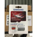 SAMSUNG MICROSD 16GB EVO PLUS WITH SD ADAPTER