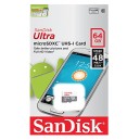 SANDISK 64GB MICROSD SDSQUNB-064G-GN3MN